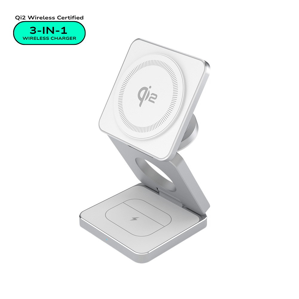 MagNova™ Foldable 3-in-1 Magnetic Wireless Charging Station