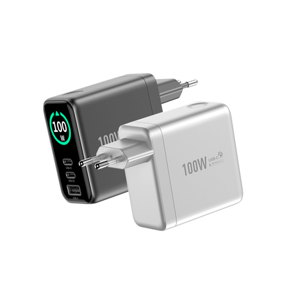 EnoVolt Pro™ 100W — Turbo GaN Fast Wall Charger — Multi-Device Power