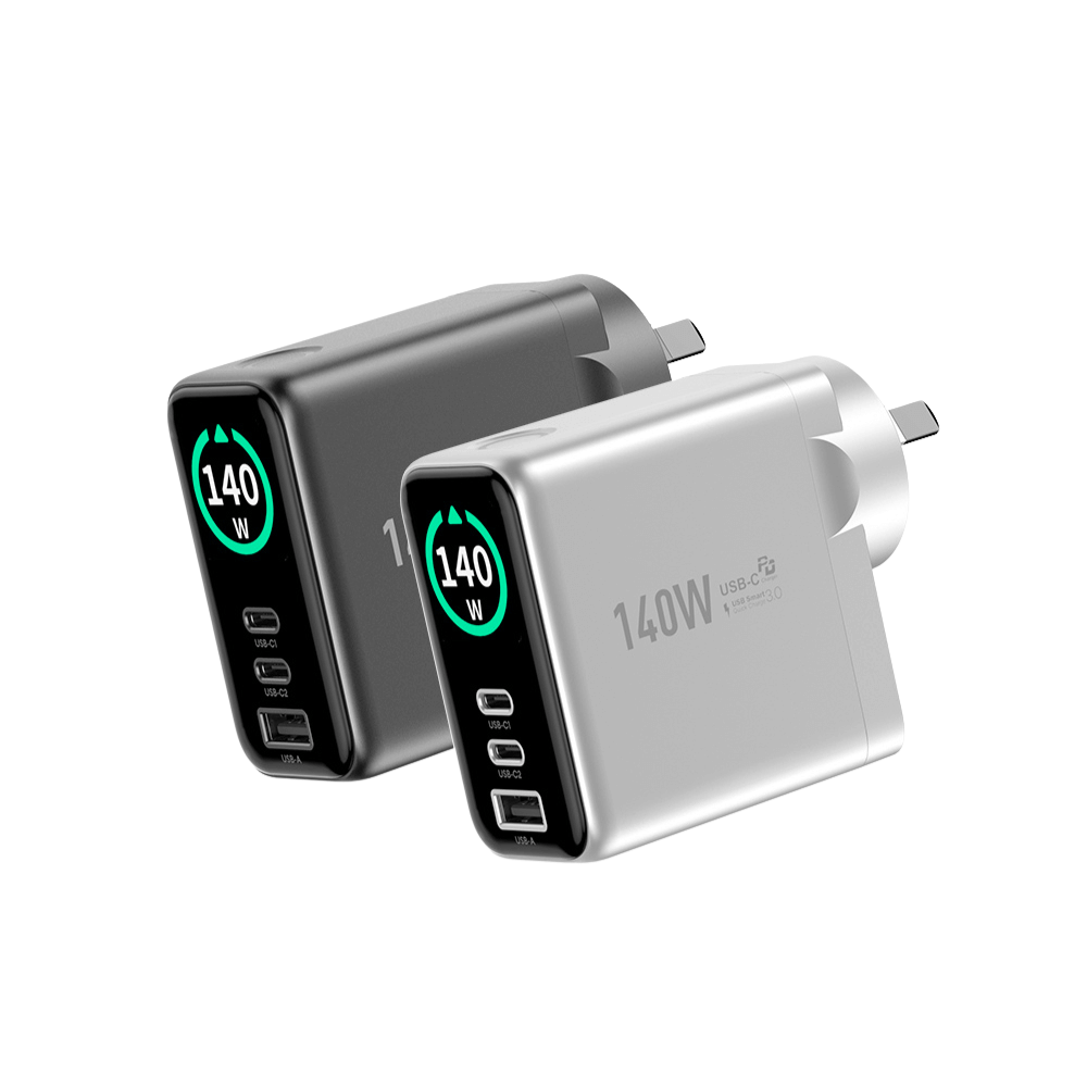 EnoVolt Pro™ 140W — Ultra GaN Fast Wall Charger  — Multi-Device Power