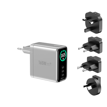 EnoVolt Pro™ 165W — Max GaN Fast Wall Charger — Multi-Device Power