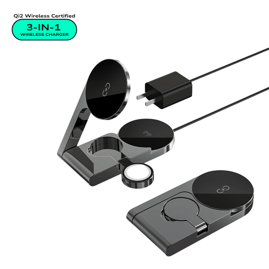 MagNova™ Foldable 3-in-1 Magnetic Fast Wireless Charger