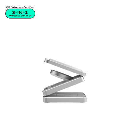 MagNova™ Foldable 3-in-1 Magnetic Wireless Charging Station