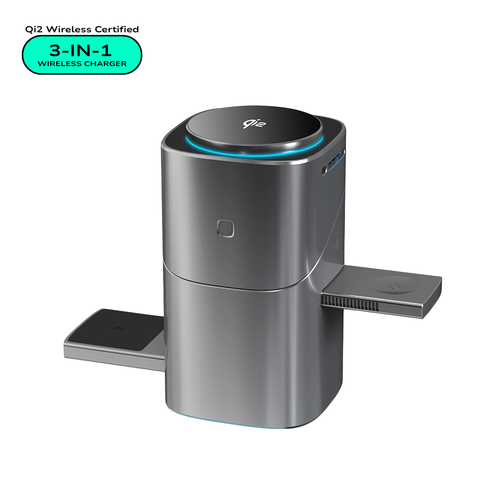 MagNova™ 3-in-1 Magnetic Fast Wireless Charging Station