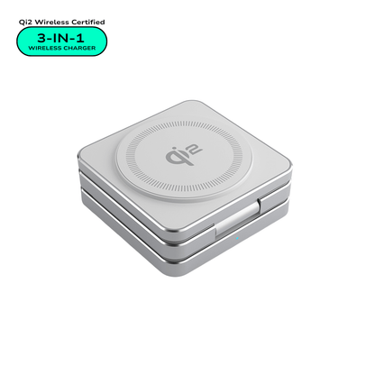 MagNova™ Foldable 3-in-1 Magnetic Wireless Charging Station