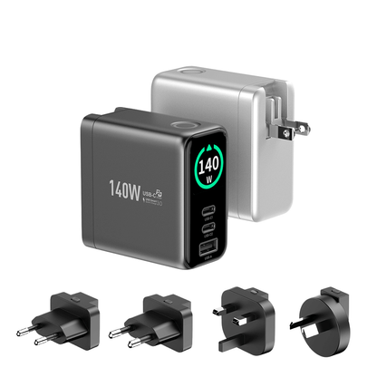 EnoVolt Pro™ 140W — Ultra GaN Fast Wall Charger  — Multi-Device Power